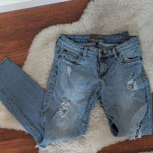 Kut from the Kloth Light Blue Distressed Skinny Jeans